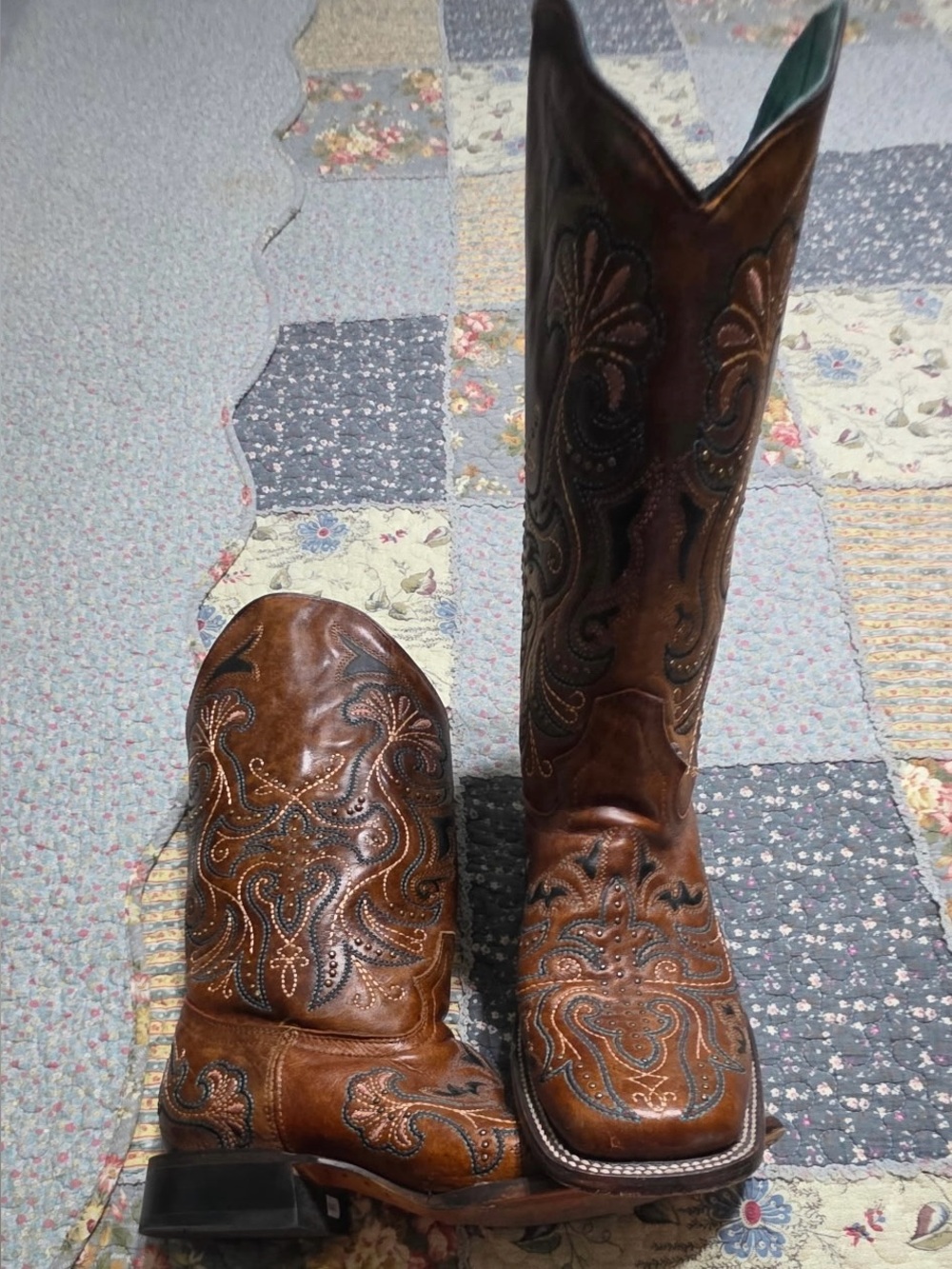 Embroidered Corral Boots